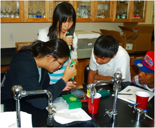 biotech camp students